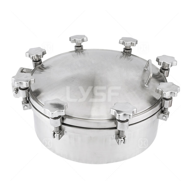 Circular pressure manhole