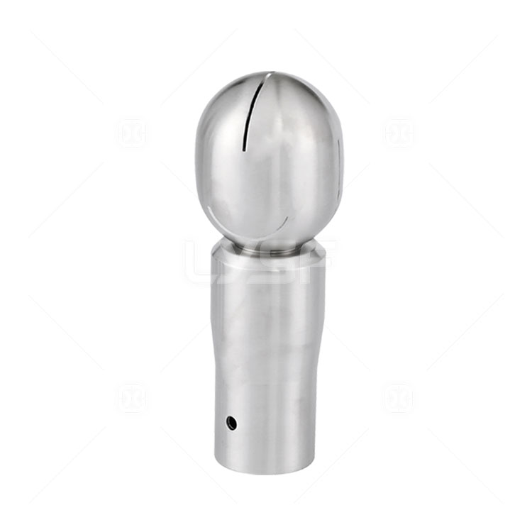 Single row rotating cleaning ball