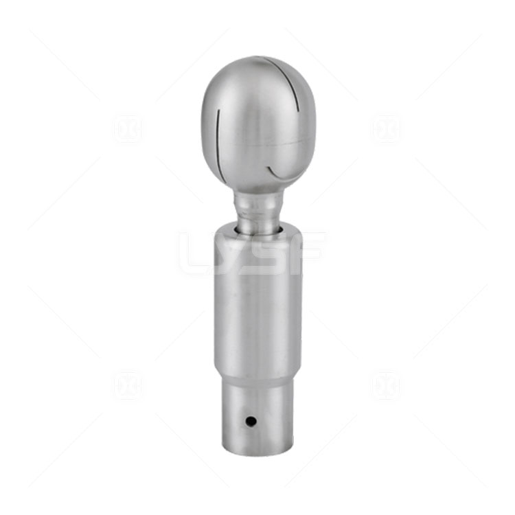 Double row rotating cleaning ball