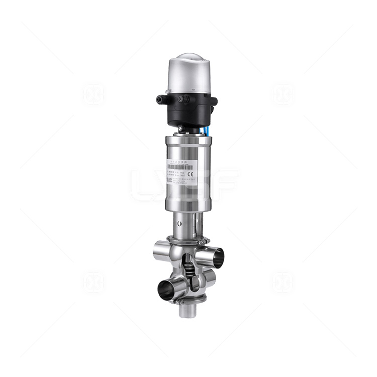 Internal cleaning mix-proof valve