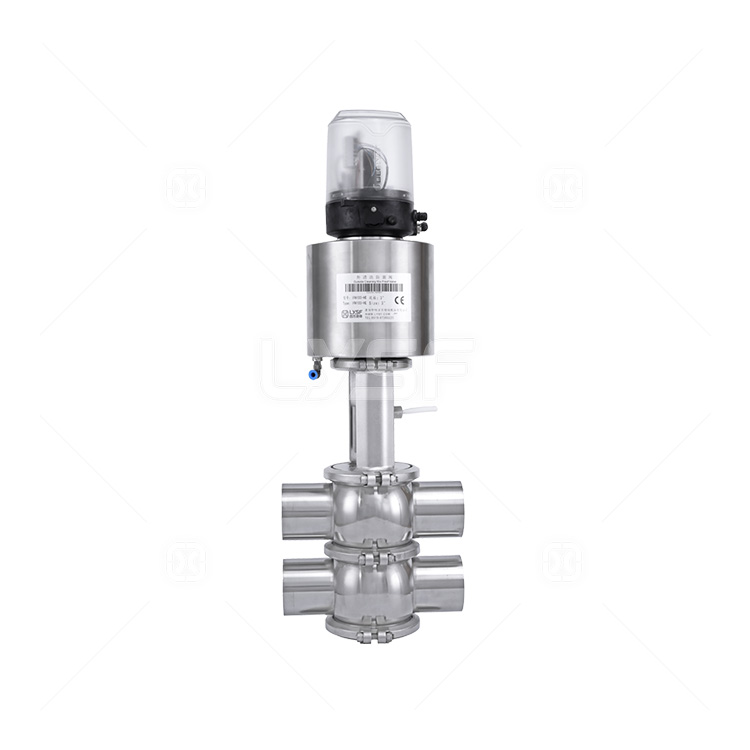 Outer cleaning mix-proof valve