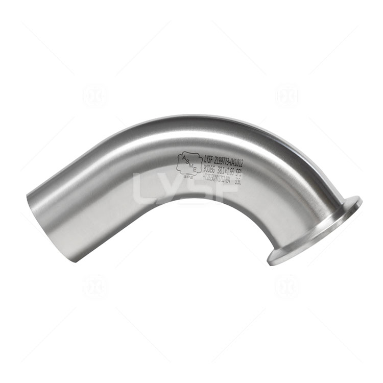 90° snap-welded elbow