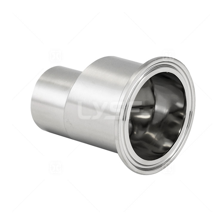 Large head card type eccentric reducer