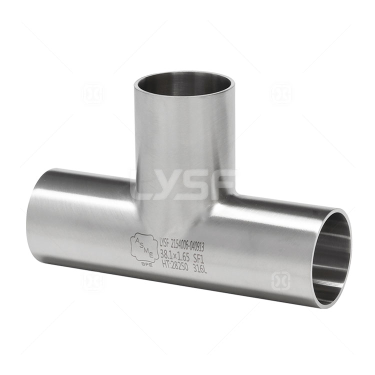 Equal diameter long tee
