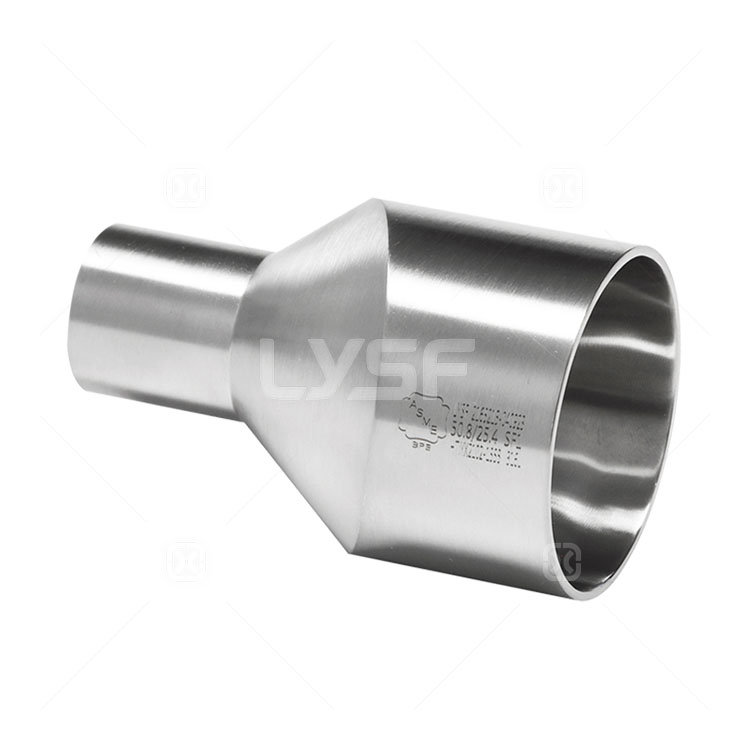 Welded lengthened eccentric diameter reduction