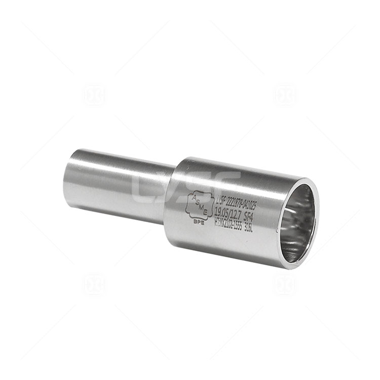 Welded lengthened concentric reducer