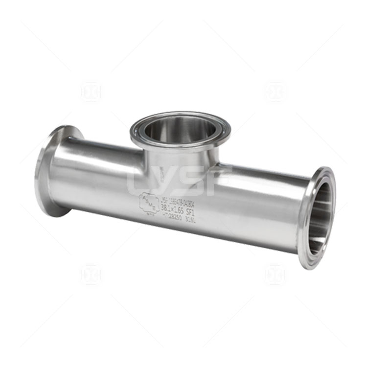 Card type equal diameter short tee