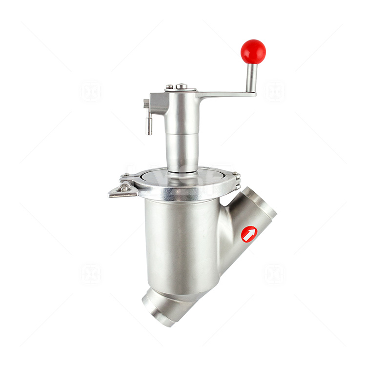 Manual Y-shaped globe valve