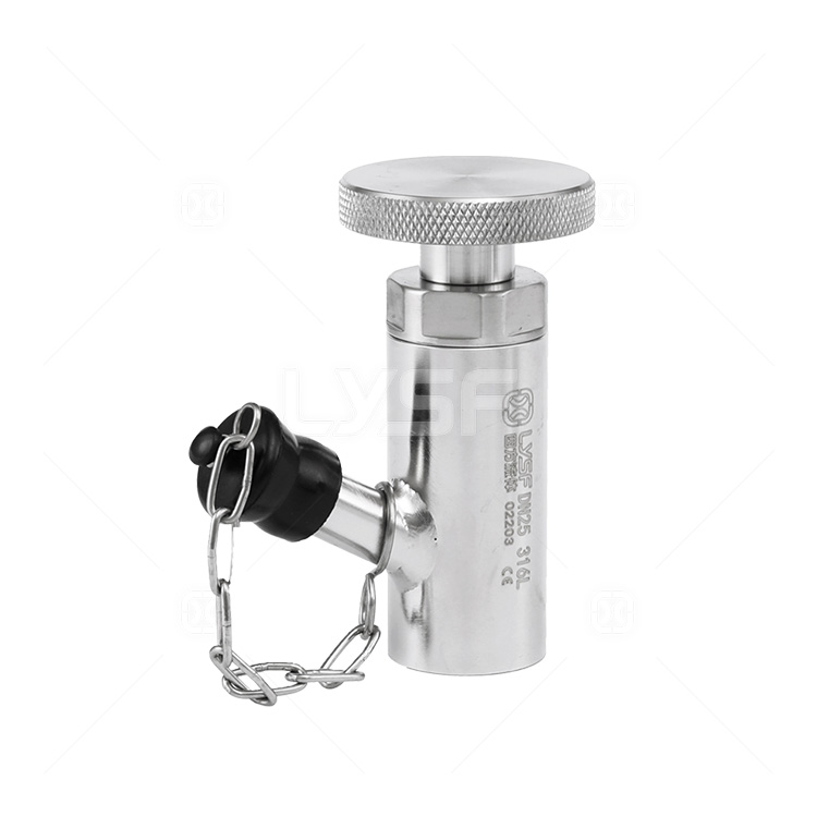 Single port aseptic sampling valve