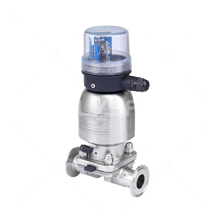 Cassette type pneumatic diaphragm valve