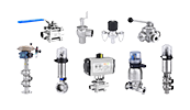 Sanitary valve series